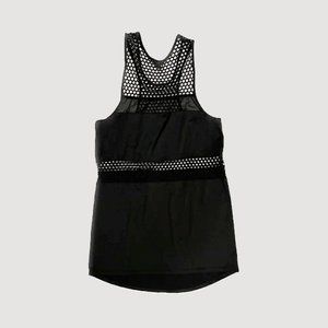 fishnet womens racerback style tunic tank swim activewear cover top